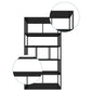 Metal Rectangle Open Bookshelf Modern Home Office Etagere Bookcase