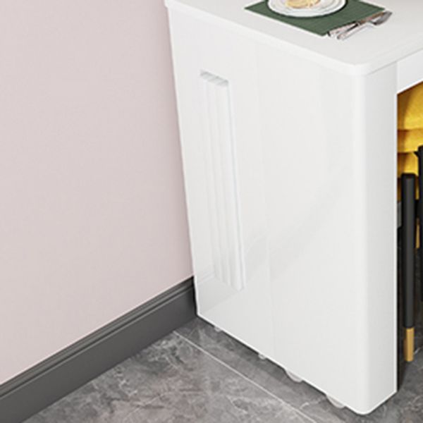 73'' Artificial Foldable Dining Table Extendable Rectangle Table with 5 Legs Clearhalo ' dining_table' 'Dining Tables & Seating' 'Dining Tables' 'furn' 'furn_dining_table' 'Furniture' 'furniture_dining_table' 'Kitchen & Dining Furniture' 'kitchen&dining_furn' 'kitchen' 'kitchen_dining_table' 1200x1200_fdc5a88c-9e9d-4cd9-80c0-423f0e56c385