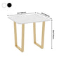 Traditional Luxury Style Dining Table Sintered Stone Table with Gold Frame for Dining Room Clearhalo ' dining_table' 'Dining Tables & Seating' 'Dining Tables' 'furn' 'furn_dining_table' 'Furniture' 'furniture_dining_table' 'Kitchen & Dining Furniture' 'kitchen&dining_furn' 'kitchen' 'kitchen_dining_table' 1200x1200_fdc5e8a9-de58-4a5f-b7dd-994c8776b240