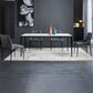 Modern Rectangle Dining Table Sintered Stone Dining Table with 4 Metal Legs Clearhalo ' dining_table' 'Dining Tables & Seating' 'Dining Tables' 'Furniture' 'furniture_dining_table' 'Kitchen & Dining Furniture' 'kitchen&dining_furn' 'kitchen' 'kitchen_dining_table' 1200x1200_fdc6d3c3-fb18-4d78-ac00-f1df43088e78