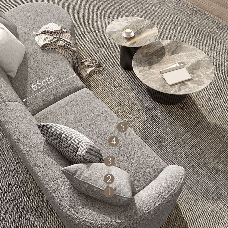 Wool Modern Sofa/Sectional Right Hand Facing for Apartment, Living Room Clearhalo 'furn' 'furn_sectionals' 'Furniture' 'Living Room Furniture' 'Sectionals' 1200x1200_fdc8482b-5951-49f1-a322-8c4b6795b53d