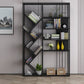 Glam Metal Bookshelf Standard Open Back Bookcase with Shelves