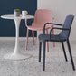 Modern Indoor-Outdoor Dining Arm Chair Multicolor Plastic Dining Arm Chair Clearhalo ' kitchen&dining_furn' 'Dining Chairs' 'Dining Tables & Seating' 'dining_chair' 'furn' 'furn_dining_chair' 'Furniture' 'furniture_dining_chair' 'Kitchen & Dining Furniture' 'kitchen' 1200x1200_fdce0a9a-5e0d-438b-a9ed-aadf602bd6a1