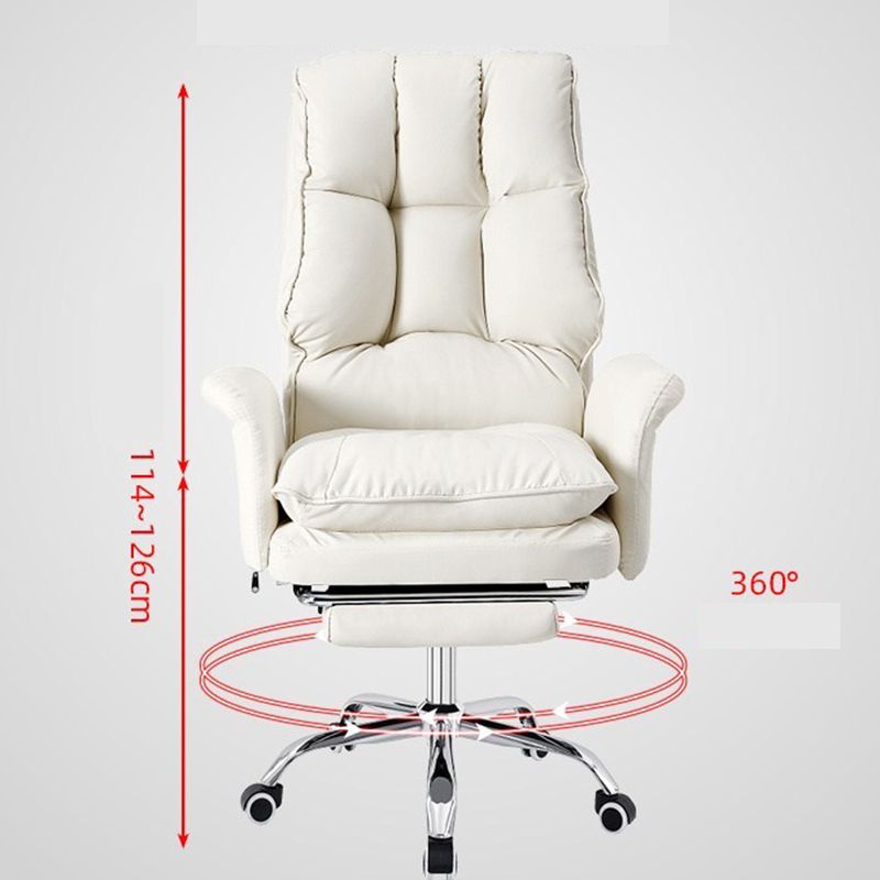 Modern Computer Ergonomic Upholstered Chair Height-adjustable Office Chair for Office Clearhalo 'furn' 'furn_office_chair' 'Furniture' 'Office Chairs' 'Office Furniture' 'office_chair' 1200x1200_fdd10998-786b-47ae-913c-d7a5a044479c
