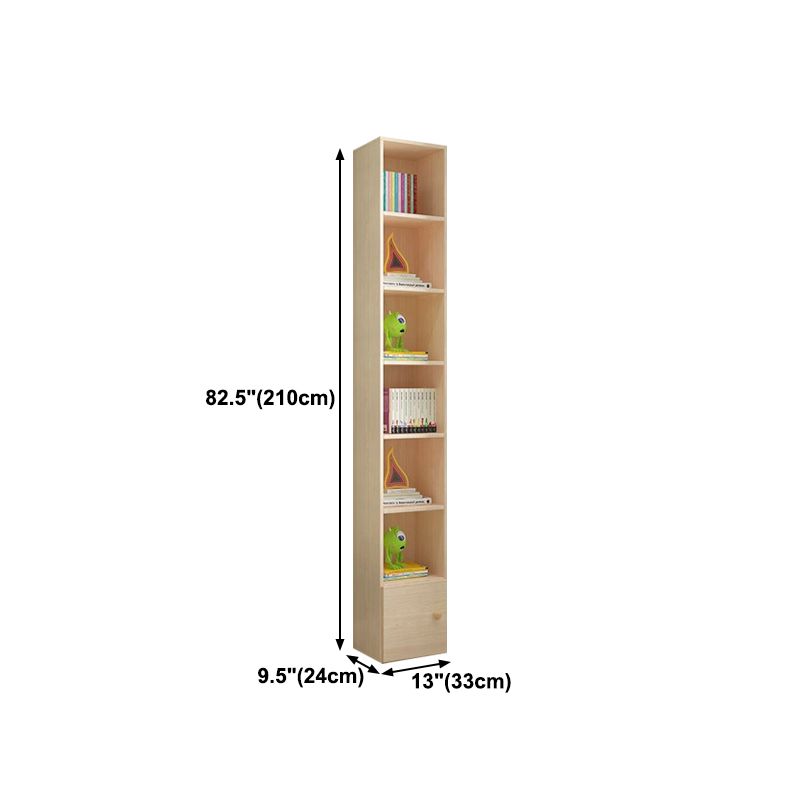 Scandinavian Pine Standard Bookshelf Vertical Closed Back Bookshelf for Living Room Clearhalo 'Bookcases' 'furn' 'furn_bookcases' 'Furniture' 'furniture_bookcases' 'kitchen' 'kitchen_bookcases' 'Living Room Furniture' 'Office Furniture' 1200x1200_fdd18acd-896b-4830-8253-e273d48fcbe3