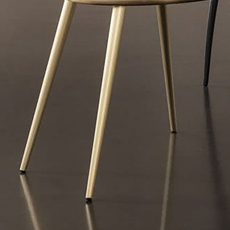 Scandinavian Style Armless Windsor Back Side Chairs Upholstered Dining Chairs Clearhalo ' kitchen&dining_furn' 'Dining Chairs' 'Dining Tables & Seating' 'dining_chair' 'furn' 'furn_dining_chair' 'Furniture' 'furniture_dining_chair' 'Kitchen & Dining Furniture' 'kitchen' 1200x1200_fdd19533-912d-47cc-88a7-f6ec8ddf566f