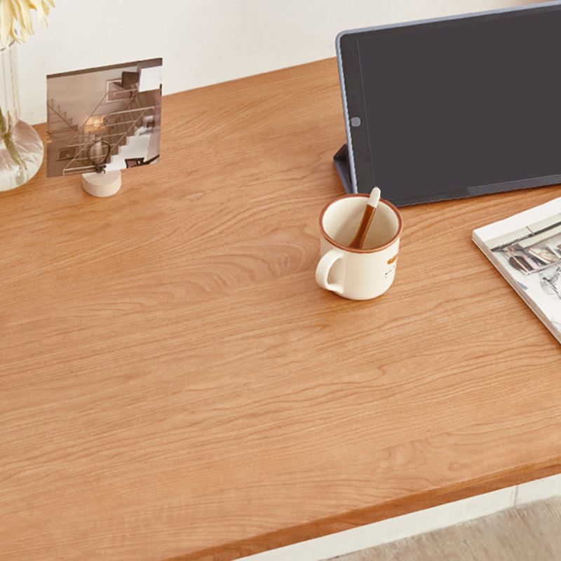 Modern Cable Management Office Desk Bedroom Solid Wood Writing Desk Clearhalo 'furn' 'furn_office_desk' 'Furniture' 'Office Desks' 'Office Furniture' 'office_desk' 1200x1200_fdd26031-f5ab-42aa-8d2e-e44b04fe8831