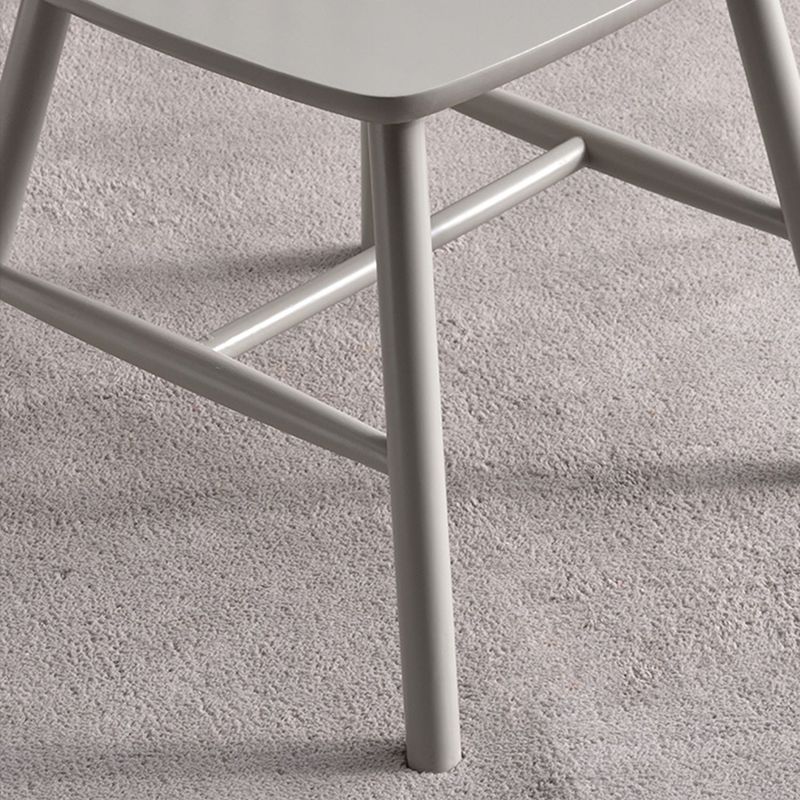 Contemporary Rubberwood Side Chair Wood Windsor Back Dining Chair (Set of 2) Clearhalo ' kitchen&dining_furn' 'Dining Chairs' 'Dining Tables & Seating' 'dining_chair' 'furn' 'furn_dining_chair' 'Furniture' 'furniture_dining_chair' 'Kitchen & Dining Furniture' 'kitchen' 1200x1200_fdd275b6-6f8a-4227-a832-ea3bbf31821a