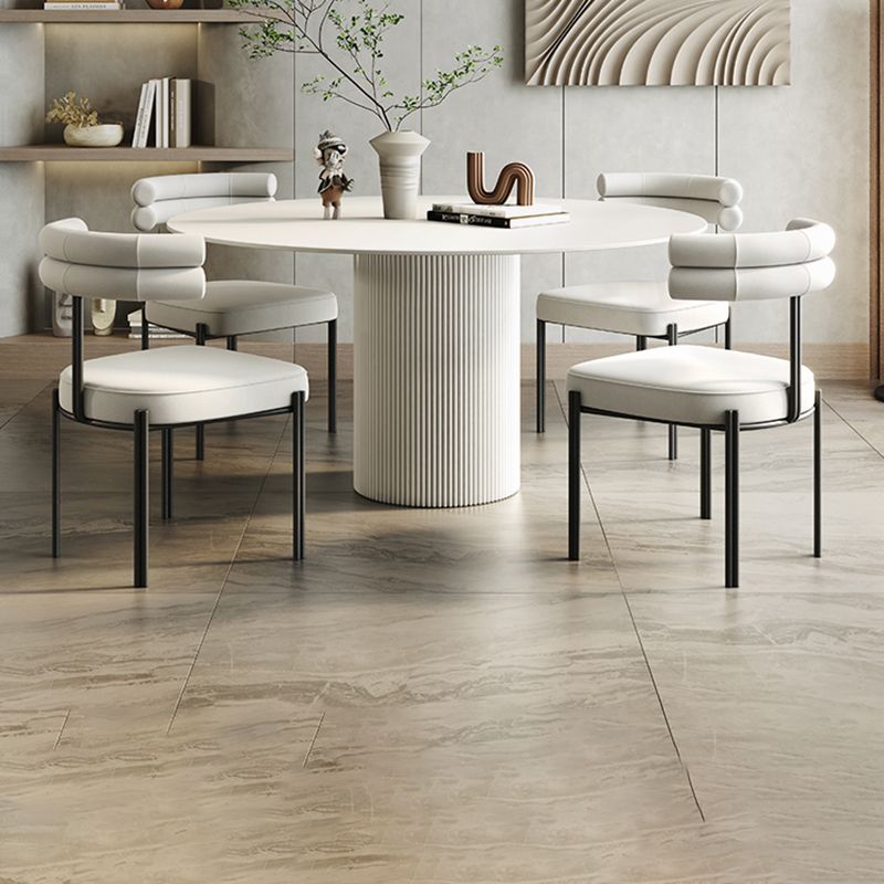 Designer Style Open Back Restaurant Side Chair Matte Finish Velvet Dining Chair Clearhalo ' kitchen&dining_furn' 'Dining Chairs' 'Dining Tables & Seating' 'dining_chair' 'furn' 'furn_dining_chair' 'Furniture' 'furniture_dining_chair' 'Kitchen & Dining Furniture' 'kitchen' 1200x1200_fdd29809-ca3a-4d86-8665-8544e246e52f