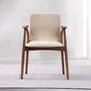 Contemporary Solid Wood Dining Chair Upholstered Arm Chair Home Clearhalo 'Dining Chairs' 'Dining Tables & Seating' 'dining_chair' 'furn' 'furn_dining_chair' 'Furniture' 'Kitchen & Dining Furniture' 1200x1200_fdd2a297-197d-44e1-adf3-d47dc6c8a81e
