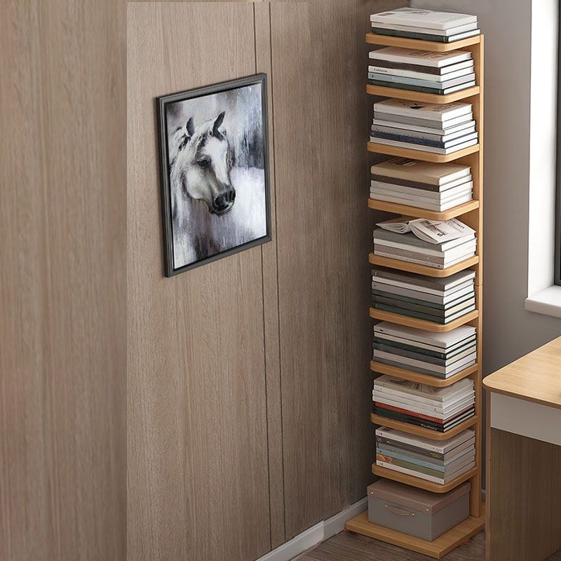 Geometry Shape Bookshelf Modern Wooden Bookcase with Multi Shelves , 24" W / 11" D Clearhalo 'Bookcases' 'furn' 'furn_bookcases' 'Furniture' 'Office Furniture' 1200x1200_fdd3e103-c1c4-4de9-bf14-ff55ad96180c