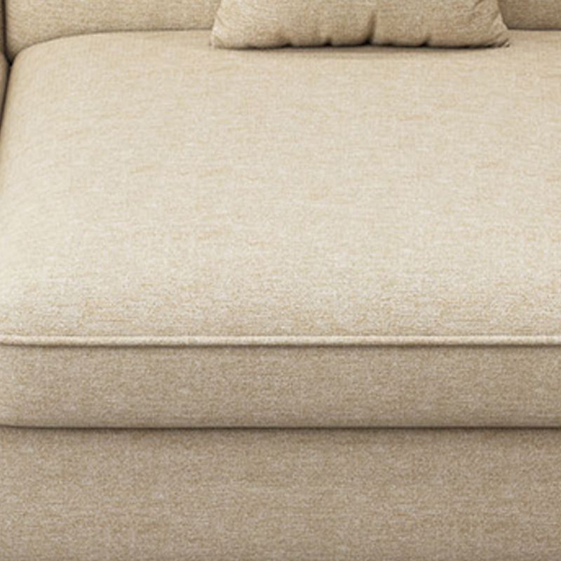 Modern Reversible Chaise 137" Sectionals with Pillows Flared Arm Clearhalo 'Furniture' 'furniture_sectionals' 'kitchen' 'kitchen_sectionals' 'Living Room Furniture' 'Sectionals' 1200x1200_fdd3e7f6-a710-43a5-8499-4aec81b8427b