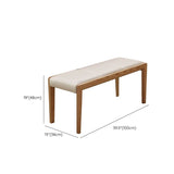 Contemporary Solid Wood Home Bench 18.8" Height Seating Bench with Legs Clearhalo 'Benches' 'Chairs & Seating' 'furn' 'furn_benches' 'Furniture' 'Living Room Furniture' 1200x1200_fdd4d151-152f-4877-bf37-01dabbcb0fb5