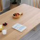 Rectangle Oak Wood Dining Table in Nature Modern Kitchen Table with 4 Legs Clearhalo ' dining_table' 'Dining Tables & Seating' 'Dining Tables' 'furn' 'furn_dining_table' 'Furniture' 'furniture_dining_table' 'Kitchen & Dining Furniture' 'kitchen&dining_furn' 'kitchen' 'kitchen_dining_table' 1200x1200_fddacb9f-f19c-4237-a9be-3a1d110ec440
