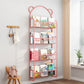 Metal Floating Scandinavian Bookcase Closed Back Bookshelf with Shelves Clearhalo 'Bookcases' 'furn' 'furn_bookcases' 'Furniture' 'Office Furniture' 1200x1200_fddbf25e-dd21-47a0-b441-85d3a6794b60