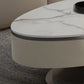 Oval White Coffee Table Slate Coffee Table with Storage Drawers Clearhalo 'Coffee & Accent Tables' 'Coffee Tables' 'coffee_tables' 'furn' 'furn_coffee_tables' 'Furniture' 'Living Room Furniture' 1200x1200_fddcc42f-fee8-4521-8214-05a2baf80fac