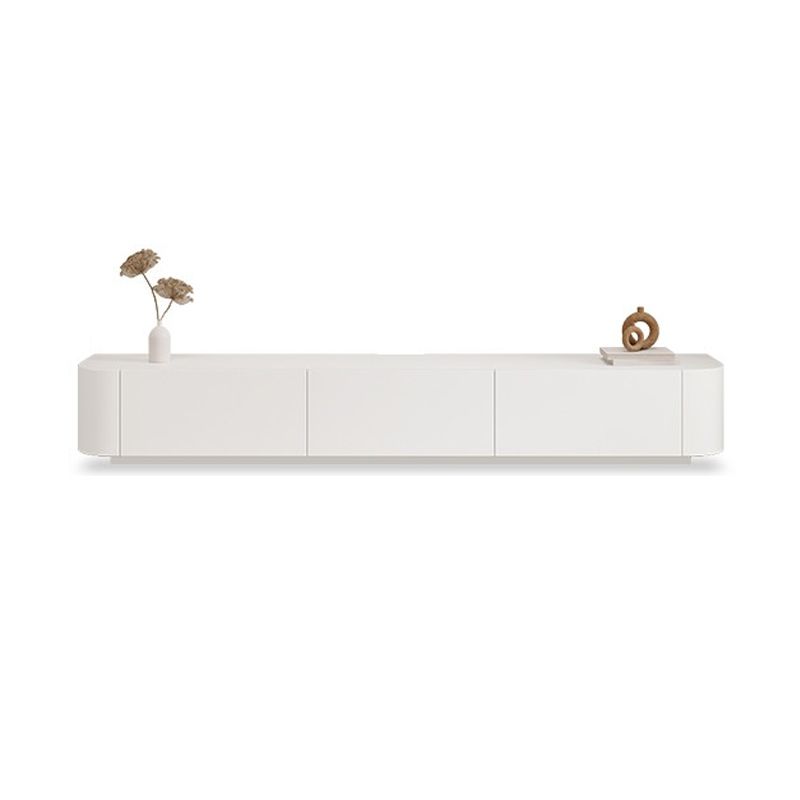 White Faux Wood Media Console Contemporary TV Stand Console with Drawers Clearhalo 'furn' 'furn_tv_stands_entertainment_centers' 'Furniture' 'Living Room Furniture' 'TV Stands & Entertainment Centers' 'TV Stands & Media Storage Furniture' 'tv_stands_entertainment_centers' 1200x1200_fde02c73-511a-48da-a1bc-c01a9ea85c0b