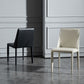 Solid Back Armless Dining Chairs Indoor Leather Side Chairs with Metal Legs Clearhalo ' kitchen&dining_furn' 'Dining Chairs' 'Dining Tables & Seating' 'dining_chair' 'furn' 'furn_dining_chair' 'Furniture' 'furniture_dining_chair' 'Kitchen & Dining Furniture' 'kitchen' 1200x1200_fde35288-0587-4063-9f54-e6113a1a7b1a