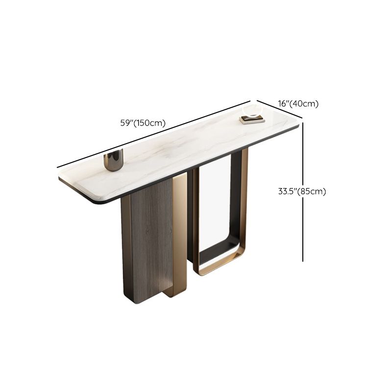 Table de acento blanco glamoroso mesa de sofá resistente a la mesa resistente a los rasguños para el salón