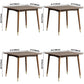 Square Industrial Dining Table Wood Color Fixed Table with Oakwood Solid Wood Clearhalo ' dining_table' 'Dining Tables & Seating' 'Dining Tables' 'furn' 'furn_dining_table' 'Furniture' 'furniture_dining_table' 'Kitchen & Dining Furniture' 'kitchen&dining_furn' 'kitchen' 'kitchen_dining_table' 1200x1200_fde3a3d2-4eb1-4929-bdf4-6ee767310dac