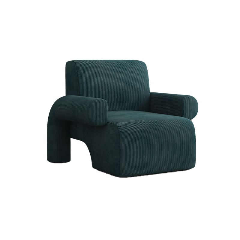 35.43" Wide Contemporary Style Single Sofa Chair Fixed Back Fabric Arm Chair