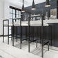 Black Iron Low Back Barstool Industrial Restaurant Tall Stool with Square Seat Clearhalo 'Bar Furniture' 'Bar Stools' 'bar_stools' 'furn' 'furn_bar_stools' 'furniture_bar_stools' 'Kitchen & Dining Furniture' 'kitchen&dining_furn' 'kitchen' 'kitchen_furn' Furniture' 1200x1200_fde6b556-4ce2-4ddc-98b1-d07143e37bb7