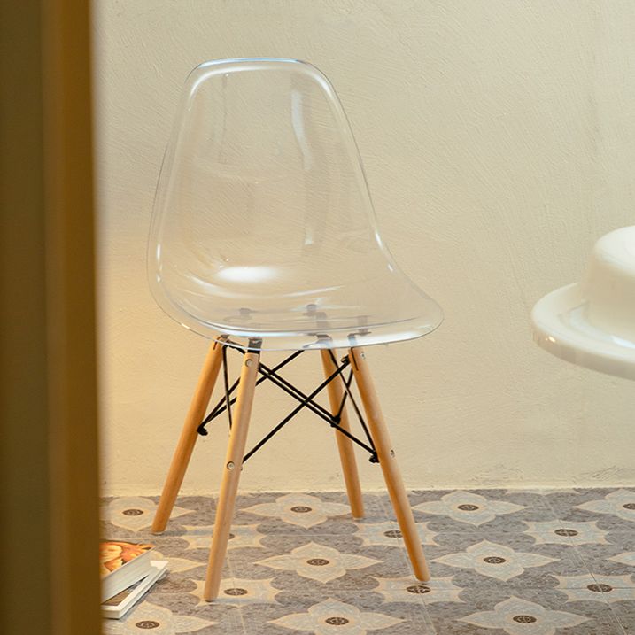 Modern Contemporary Plastic Armless Dining Chairs Solid Dining Chairs Clearhalo ' kitchen&dining_furn' 'Dining Chairs' 'Dining Tables & Seating' 'dining_chair' 'Furniture' 'furniture_dining_chair' 'Kitchen & Dining Furniture' 'kitchen' 1200x1200_fde70bf1-1599-4fa9-9988-3d9ee20a9db9