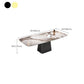 Modern Dining Rectangle Table Dining Stone Table for Home Use Clearhalo 'Dining Tables & Seating' 'Dining Tables' 'dining_table' 'furn' 'furn_dining_table' 'Furniture' 'Kitchen & Dining Furniture' 1200x1200_fde8c1ab-8482-4d7d-be7c-3df4d6aa40cc