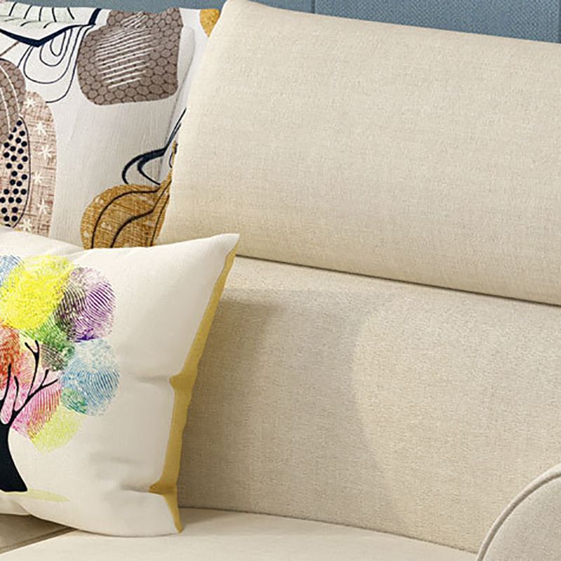 Nordic Stationary Living Room Flared Arm Cushions Sofa Chaise Clearhalo 'furn' 'furn_sectionals' 'Furniture' 'Living Room Furniture' 'Sectionals' 1200x1200_fde8f356-669e-4d0e-b1af-33cdccc38a5b