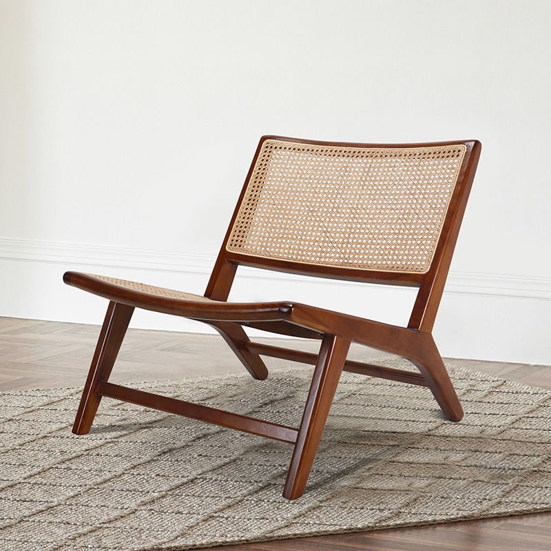 Leather Woven Back Chair Basic Four Leg Lounge Chair for Living Room Clearhalo 'Accent Chairs' 'accent_chairs' 'Chairs & Seating' 'furn' 'furn_accent_chairs' 'Furniture' 'Living Room Furniture' 1200x1200_fde968b3-0c5e-4eaf-b664-164a9ca5862c