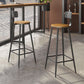 Contemporary Metal Solid Wood Barstool Indoor Bar Stool with Footrest Clearhalo 'Bar Furniture' 'Bar Stools' 'bar_stools' 'furn' 'furn_bar_stools' 'furniture_bar_stools' 'Kitchen & Dining Furniture' 'kitchen&dining_furn' 'kitchen' 'kitchen_furn' Furniture' 1200x1200_fde9b4c7-4ae1-45f4-ae01-d2a27bd7a2e2