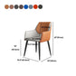 Modern Design Arm Solid Back Side Chairs Leather Dining Side Chair Clearhalo 'Dining Chairs' 'Dining Tables & Seating' 'dining_chair' 'furn' 'furn_dining_chair' 'Furniture' 'furniture_dining_chair' 'Kitchen & Dining Furniture' 1200x1200_fdea06ca-cd40-494d-ba7f-7d691b24eb43