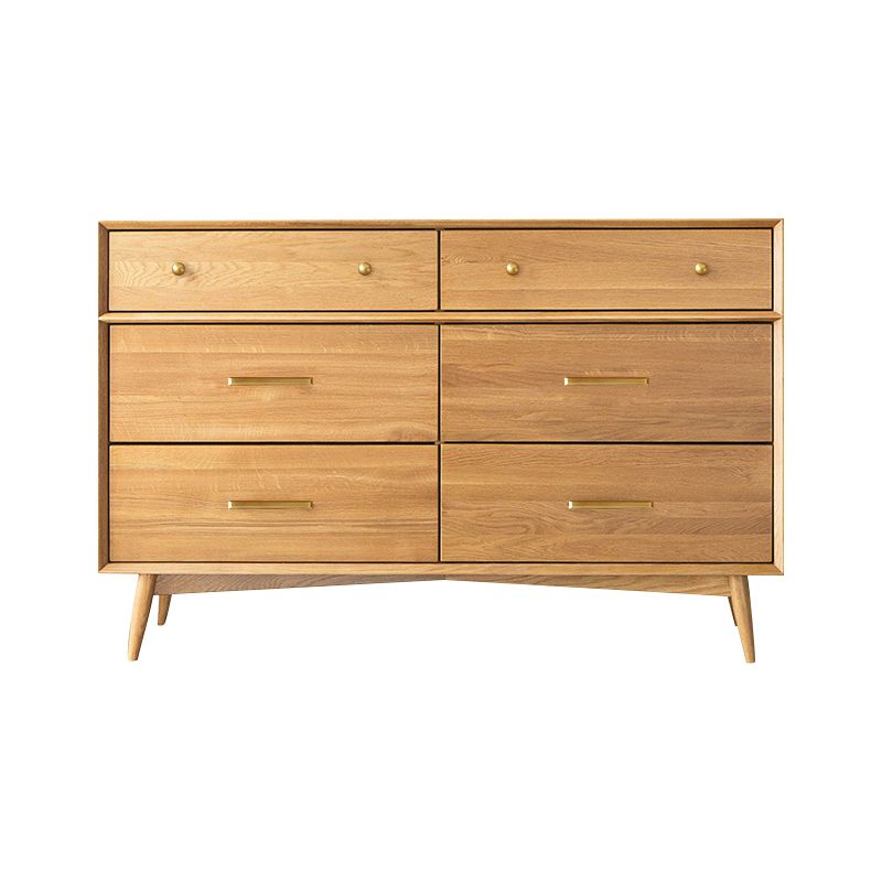 Pine Solid Wood Sideboard Table Modern Antique Finish 6-drawer Dining Server Clearhalo 'buffet_sideboard' 'Buffets & Sideboards' 'furn' 'furn_buffet_sideboard' 'Furniture' 'Kitchen & Dining Furniture' 1200x1200_fdee70c5-e494-4274-8c02-8ff73c66ac0c