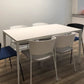 Rectangle Sintered Stone White Dining Table Simplicity 4 Legs Table for Dining Room Clearhalo ' dining_table' 'Dining Tables & Seating' 'Dining Tables' 'Furniture' 'furniture_dining_table' 'Kitchen & Dining Furniture' 'kitchen&dining_furn' 'kitchen' 'kitchen_dining_table' 1200x1200_fdef14e3-2ade-47db-aa42-62e8322ddbcd