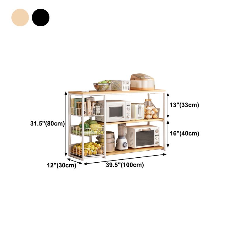 Modern Engineered Wood Buffet/Console Open Storage Buffet Stand for Kitchen Clearhalo 'buffet_sideboard' 'Buffets & Sideboards' 'Furniture' 'furniture_buffet_sideboard' 'Kitchen & Dining Furniture' 1200x1200_fdf0232e-70ac-4b8d-b0ee-1ceec39ce372