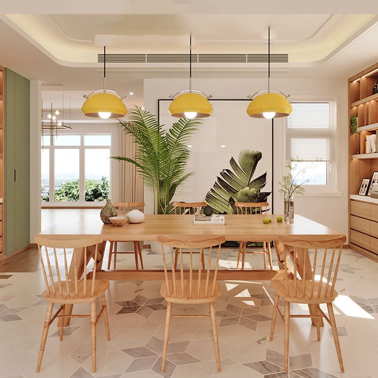 Modern Style Dining Table Solid Wood Rectangle Trestle Table for Home Clearhalo 'Dining Tables & Seating' 'Dining Tables' 'dining_table' 'furn' 'furn_dining_table' 'Furniture' 'Kitchen & Dining Furniture' 1200x1200_fdf1b2f3-1530-4f6d-8fc2-f6da1b149349