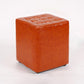 Cube Ottoman Square Solid Color Water Resistant Glam Ottoman