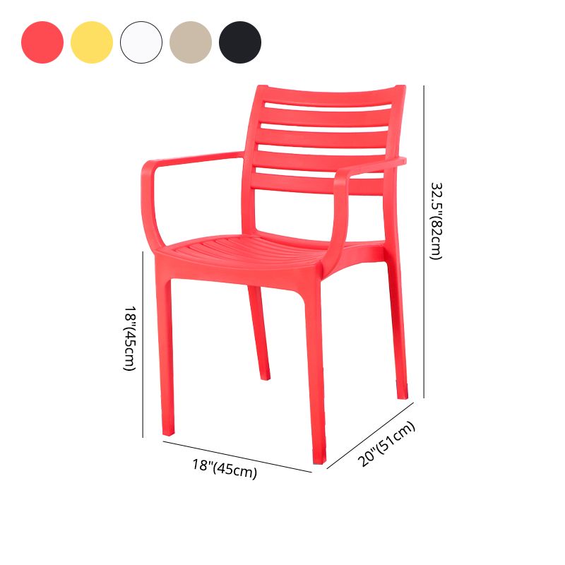 Contemporary Dining Chairs Dining Arm Side Chair with Plastic Legs Clearhalo ' kitchen&dining_furn' 'Dining Chairs' 'Dining Tables & Seating' 'dining_chair' 'furn' 'furn_dining_chair' 'Furniture' 'furniture_dining_chair' 'Kitchen & Dining Furniture' 'kitchen' 1200x1200_fdf31ef7-2448-40b0-8b37-4558bcd0fc5a