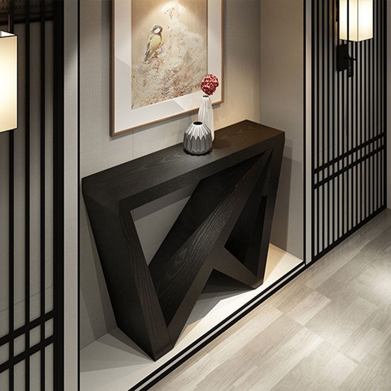 Tavolo da console in legno da 12 "W tavolo da accento moderno di metà secolo per Hall