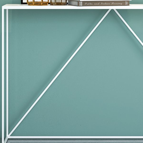 Tavolo di accento della console contemporanea tavolo da console di finitura antica in metallo