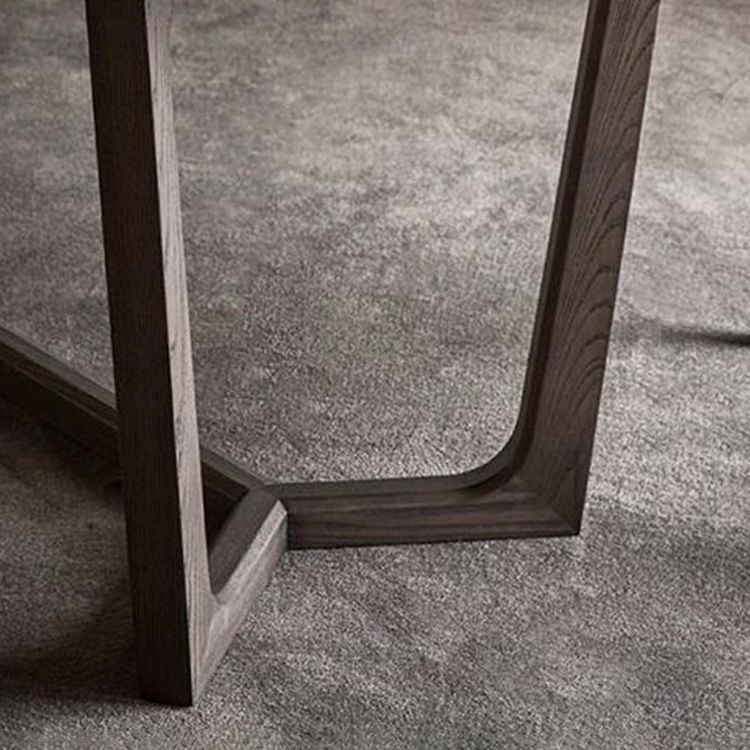 Industrial Sintered Stone Table for Restaurant Rectangle Dining Table with wooden Trestle Base Clearhalo ' dining_table' 'Dining Tables & Seating' 'Dining Tables' 'furn' 'furn_dining_table' 'Furniture' 'furniture_dining_table' 'Kitchen & Dining Furniture' 'kitchen&dining_furn' 'kitchen' 'kitchen_dining_table' 1200x1200_fdf9123c-e8ff-4b15-9aa3-333a6765b483