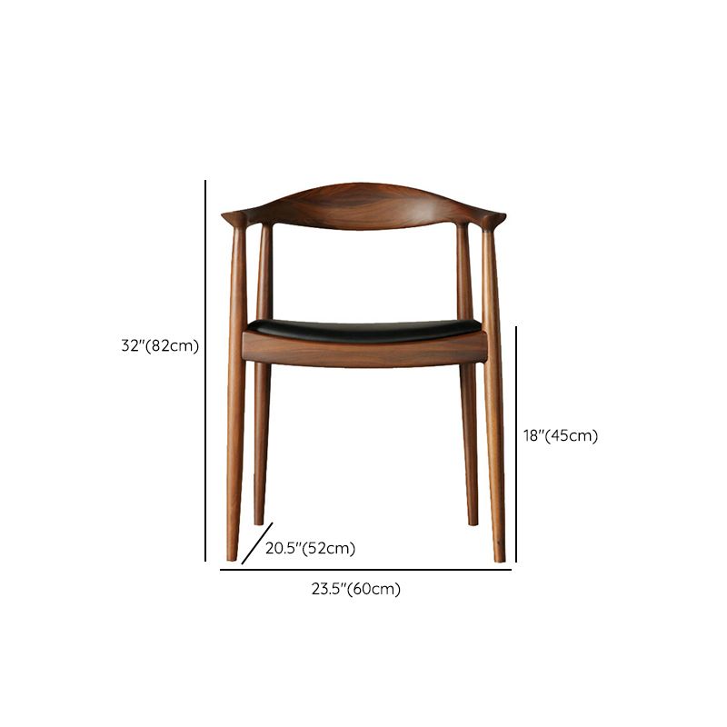 Zeitgenössischer Stil Armstuhl Holz offener Esstühle für Küche