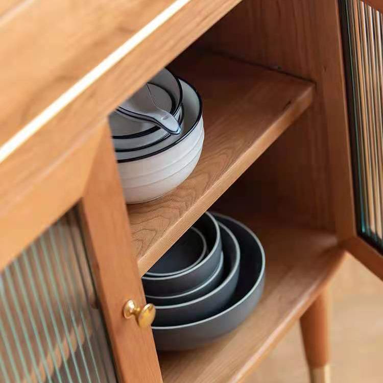 Server a buffet da pranzo in legno 1-catratore e server da cucina a 4 porte