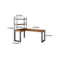 Rectangular Corner Writing Desk Solid Wood Office Desk with Iron Legs for Bedroom Clearhalo 'furn' 'furn_office_desk' 'Furniture' 'Office Desks' 'Office Furniture' 'office_desk' 1200x1200_fdfcf258-4227-43bd-bcf3-8bf0090a6d3d