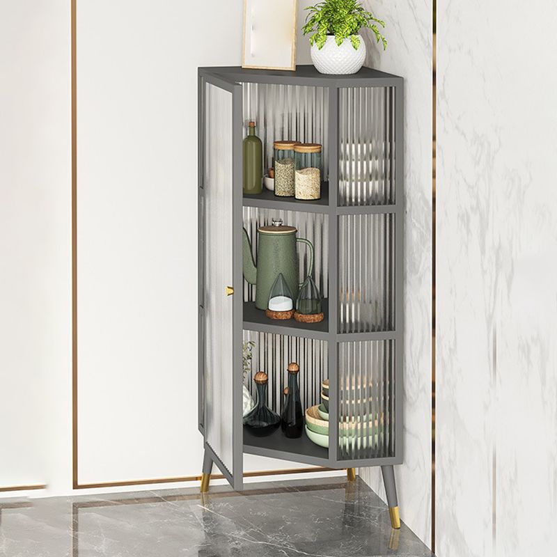 Mobile moderno armadio angolare mobile per la porta in vetro per soggiorno