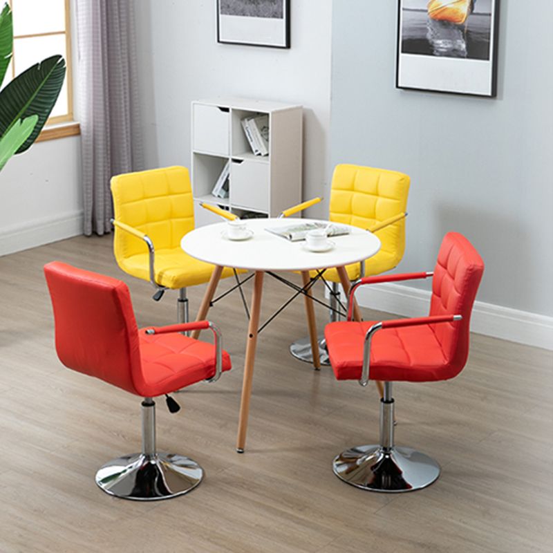 Modern Backrest Liftable Stool Steel Household Bar Stool with Cushion Clearhalo 'Bar Furniture' 'Bar Stools' 'bar_stools' 'furn' 'furn_bar_stools' 'furniture_bar_stools' 'Kitchen & Dining Furniture' 'kitchen&dining_furn' 'kitchen' 'kitchen_furn' Furniture' 1200x1200_fdfd9fd2-d991-4cd6-8883-3518a4fb1d33