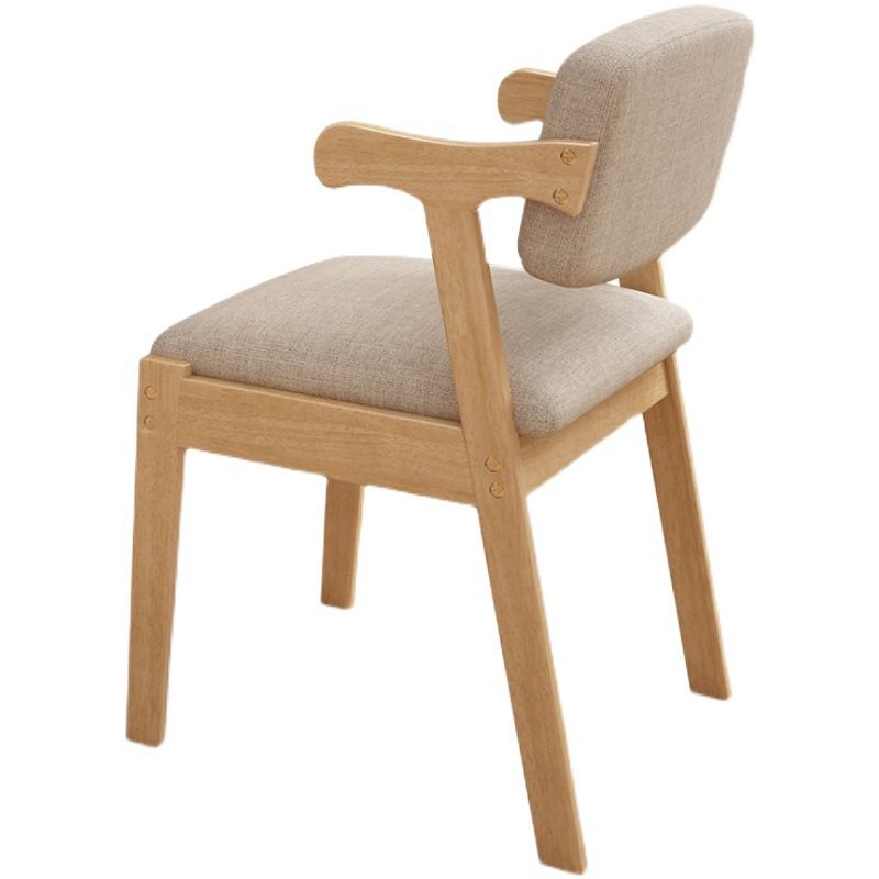 Contemporary Arm Chair Open Back Wood Dining Room Chair for Dining Room Clearhalo 'Dining Chairs' 'Dining Tables & Seating' 'dining_chair' 'furn' 'furn_dining_chair' 'Furniture' 'Kitchen & Dining Furniture' 1200x1200_fe02cb0e-2026-464a-af28-28c68e7852ef