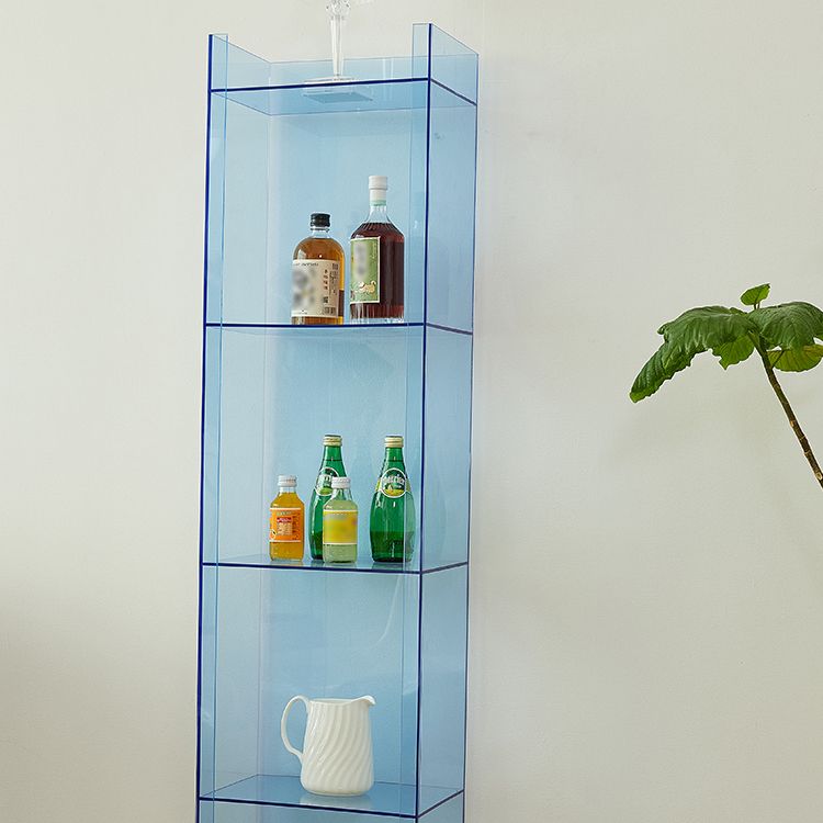 Glam Vertical Closed Back Standard Bookshelf Acrylic Bookshelf for Home Clearhalo 'Bookcases' 'furn' 'furn_bookcases' 'Furniture' 'furniture_bookcases' 'kitchen' 'kitchen_bookcases' 'Living Room Furniture' 'Office Furniture' 1200x1200_fe0b38d1-daf7-4e0c-bfa7-4b4c6d338ff4