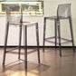 Scandinavian Armless Bar Stool Acrylic Low Back Counter Stool Clearhalo 'Bar Furniture' 'Bar Stools' 'bar_stools' 'furn' 'furn_bar_stools' 'Furniture' 'Kitchen & Dining Furniture' 1200x1200_fe135949-d171-4ee5-8a91-9c62c8964016