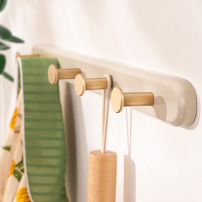 Kit de entrada de madera de estilo moderno de stand montada con ganchos de madera